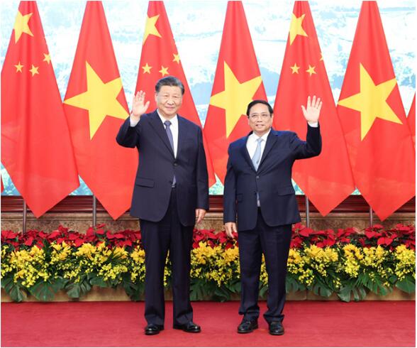 习近平会见越南总理范明政1 习近平会见越南总理范明政1