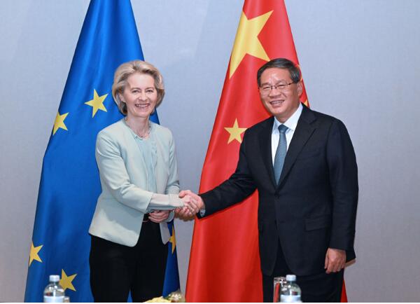 李强会见欧盟委员会主席冯德莱恩 李强会见欧盟委员会主席冯德莱恩